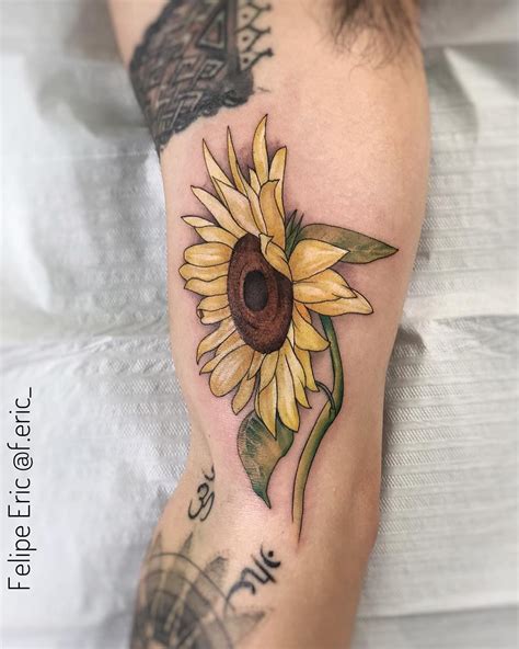 Girassol Conhe A A Flor Da Felicidade Blog Tattoo Me Tatuagens De