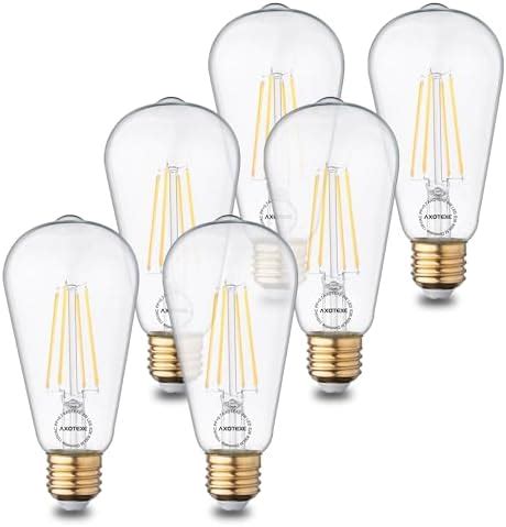 LVWIT ST64 LED Vintage Filament Bulb Dimmable 5W 60W Equivalent 500