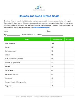 Holmes Rahe Stress Scale PDF Complete With Ease AirSlate SignNow