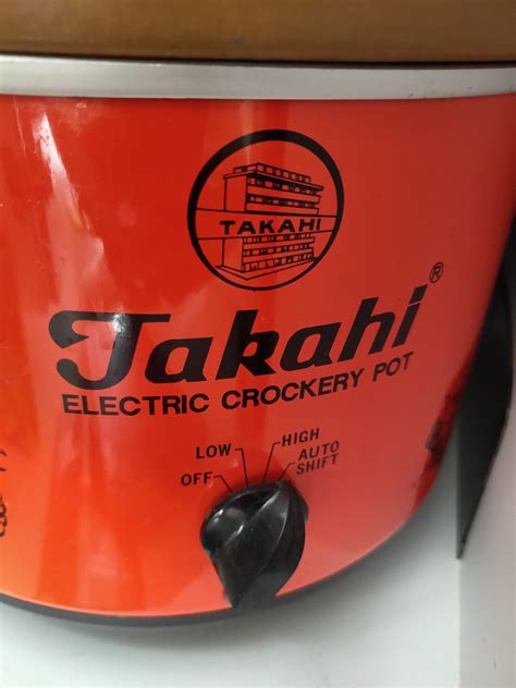 Takahi Electric Crockery Pot Slow Cooker 3 8L Furniture Home