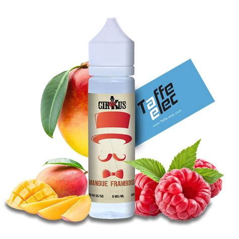 E liquide Mangue Framboise 50ml CirKus eliquide VDLV français