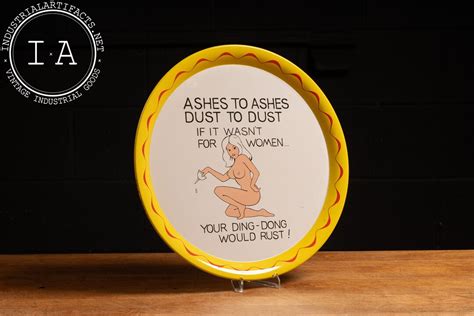 Vintage Tin Litho Novelty Nude Pin Up Tip Tray Etsy