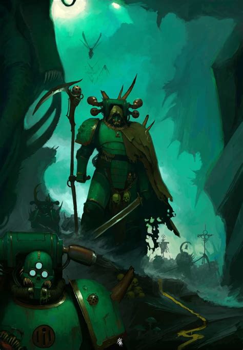 Death Guard - Art by Marat Tazhitdinov - 40K Gallery