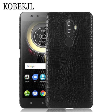 Para Lenovo K Plus Capa De Couro Pu De Luxo Cobertura Traseira De