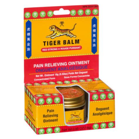 Tiger Balm Red Strong Pain Relieving Ointment Save On Foods