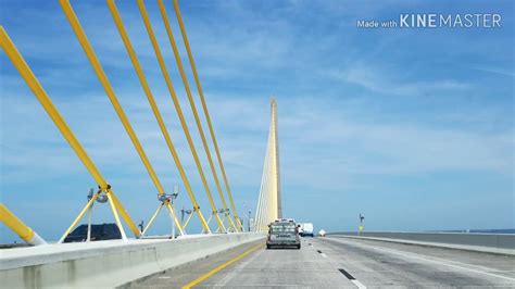 Sunshine Skyway Bridge In Florida Usa Youtube