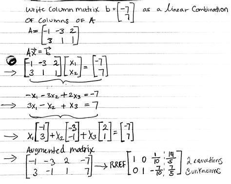 [Linear algebra; linear combination] I'm stuck. : r/HomeworkHelp