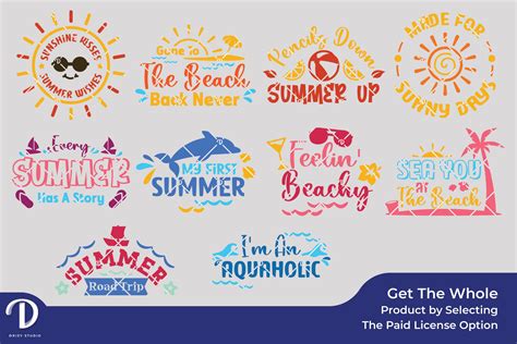 Funny Summer Quotes Svg Cut File Summer Svg Bundle Drizy Studio