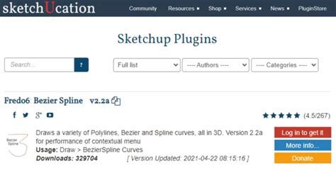 Top SketchUp Bezier Plugins On SketchUcation Ultimate Power 2023