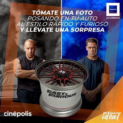 Gana una palomera de Rápidos y Furiosos 9 cortesía de Cinépolis Espacio