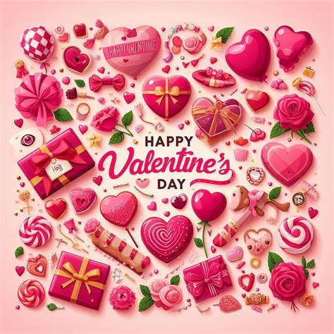 Premium Photo | Design for Happy Valentine's Day Event