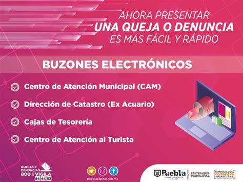 Incrementa Contralor A Municipal Buzones Electr Nicos Para Atenci N De