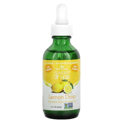 Wisdom Natural Sweetleaf Sweet Drops Lemon Drop Fl Oz Ml