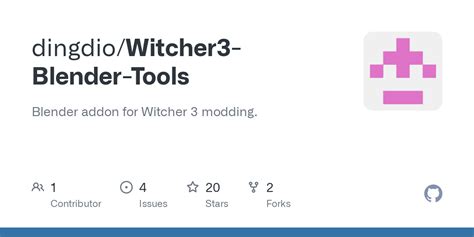 GitHub Dingdio Witcher3 Blender Tools Blender Addon For Witcher 3