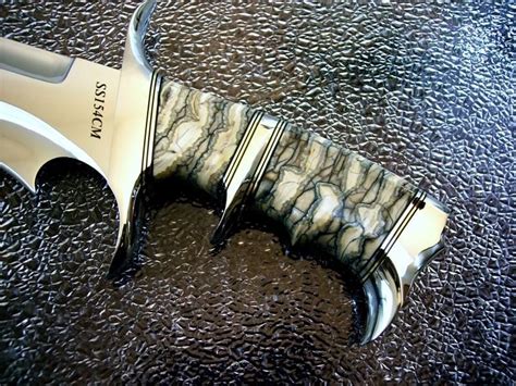 Mammoth Tooth Handle Custom Knife By Bill Luckett