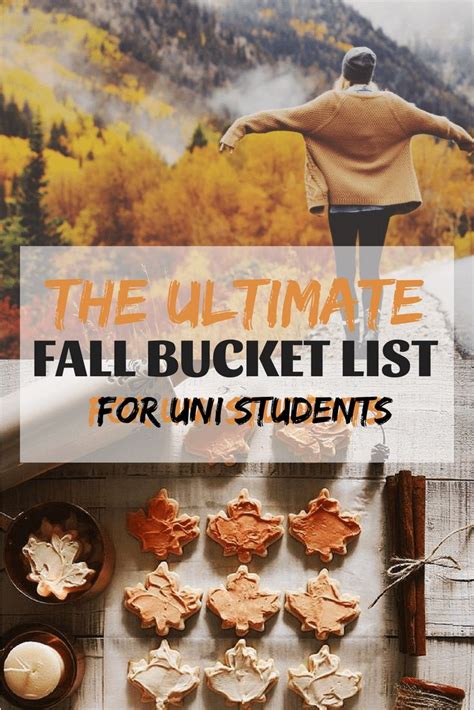 College Bucket List Fall Bucket List Uni Life College Life Free