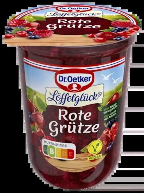 Rote Grütze Fruchtgrütze Dr Oetker