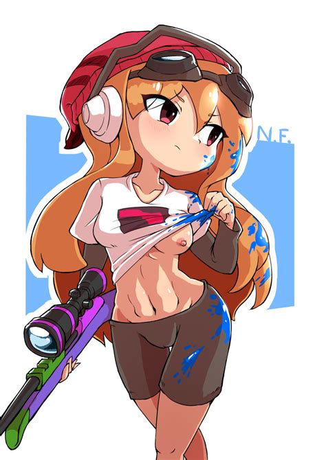 Rule 34 Gym Shorts Human Meggy Meggy Spletzer No Bra North Fighter One Breast Out Orange Hair