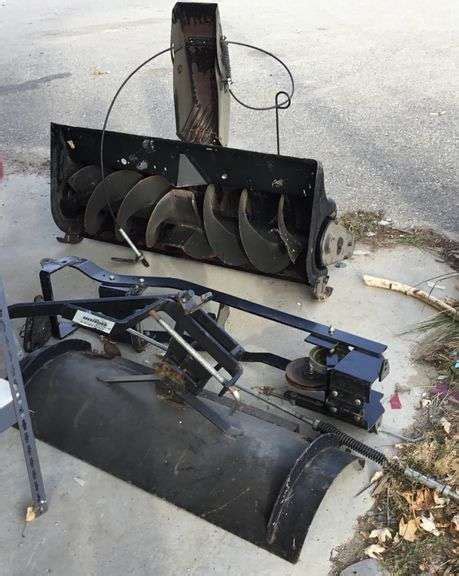 Snowblower With Blade Sherwood Auctions