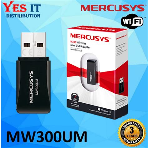 Mercusys Mw300um N300 Mini Usb Wireless Wifi Adapter W Hotspot Function Powered By Tp Link