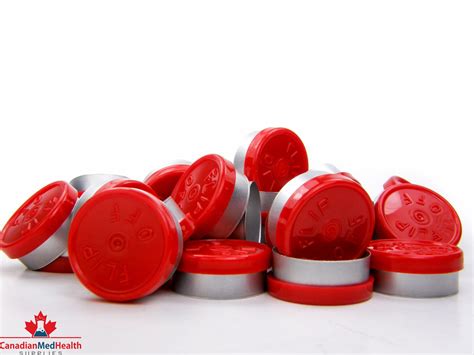 20mm Red Flip Off Cap Flip Off Flipping Plastic Caps High Gloss