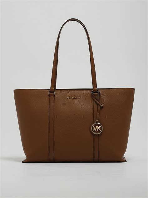 Borsa Donna Michael Kors Temple In Pelle Cuoio Caposerio