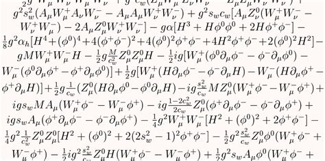 Standard Model Of The Cosmos As A Math Equation Business Insider