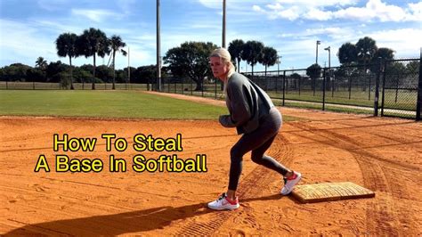 How To Steal A Base In Softball YouTube