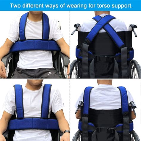 Wheelchair Seat Belt Torso Support Vest For Patient Elderly And Disabled