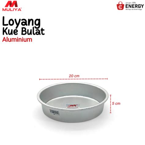 Muliya Loyang Kue Bulat Cm Energy Bali