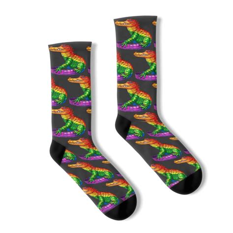 Lgbt Alligator Lgbtq Lesbian Pride Rainbow Gay Pride Month Socks Sold
