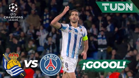 Gol De La Real Merino Descuenta Real Sociedad Psg Uefa