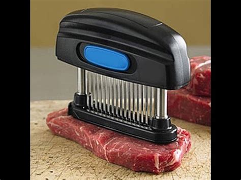 Приспособление для отбивания мяса Meat Tenderizer - YouTube