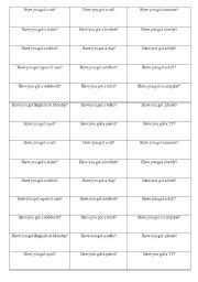 Have Got Speaking Cards Esl Worksheet By Klementynka