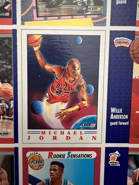 1991 FLEER WHEATIES COMPLETE UNCUT BOX SET MICHAEL JORDAN UNCUT SHEET