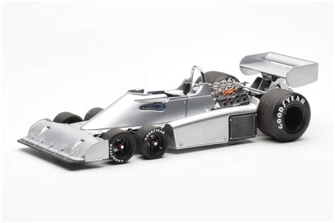 F1 Tyrrell P34 Ford Anniversary Edition Silver Exoto 1 18