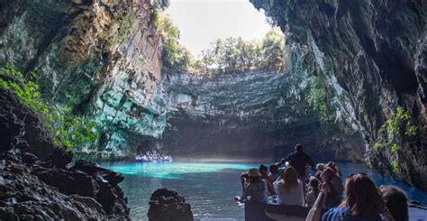 Från Argostoli Guidad tur till Melissani sjön och Myrtos stranden