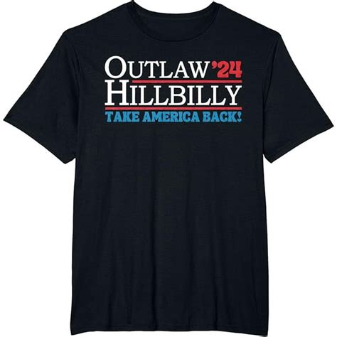 Tr Ump Van Ce 2024 Outlaw Hillbilly Us Flag Vintage Elections T Shirt