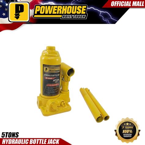 Powerhouse Tons Heavy Duty Portable Hydraulic Bottle Jack Lift Height