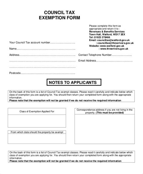 FREE 10 Sample Tax Exemption Forms In PDF