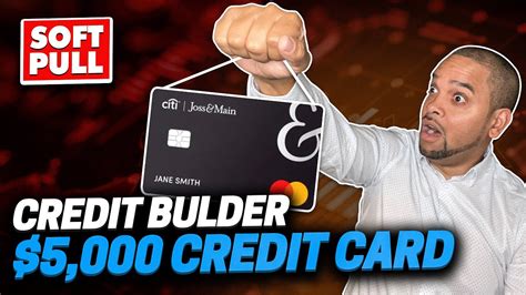 5 000 INSANE Soft Pull Credit Card APPROVAL CREDIT BUILDER YouTube