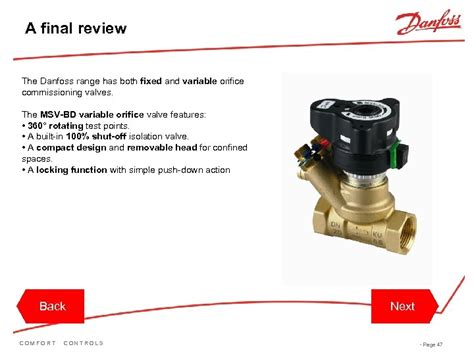 Introduction Danfoss Training Module Balancing