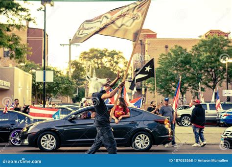 A Caravan Of Puerto Rican Pride On Display In Chicago`s Humboldt Park