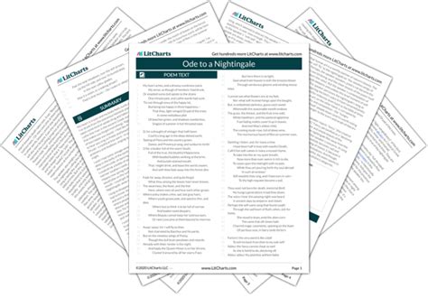 Ode to a Nightingale Poem Summary and Analysis | LitCharts