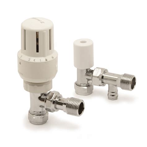 Pegler 42255 Mistral Ii Trv And Lockshield Pack With Drain Off Nickel 10mm Bnib Ebay