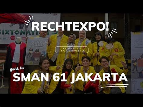 Sosialisasi Profesi Hukum Rechtexpo Goes To School Sma Negeri