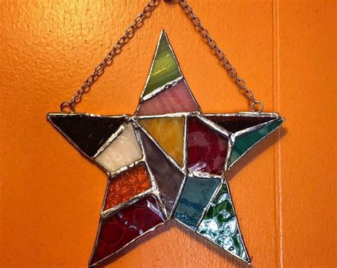 Stained Glass Star Etsy