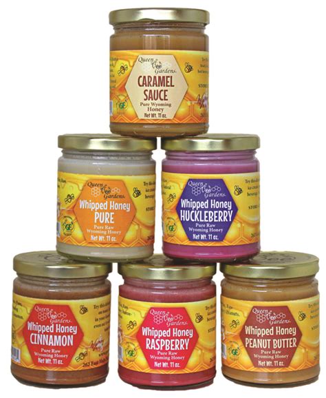 All Natural And Gourmet Whipped Honey Queen Bee Gardens