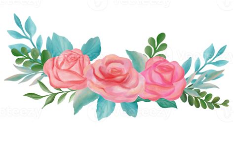 Rose Flower Bouquet Watercolor 10260230 Png