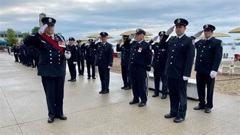 Toronto honours 21 fallen firefighters at ceremony downtown | CBC News